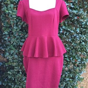 Peplum dress